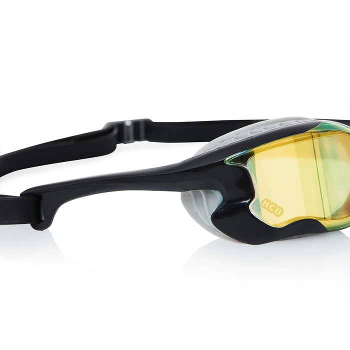 Lunettes de natation Raptor Hcb Titanium Gris-Noir Miroité-Verres Bleus Zoggs 461085GYBKMBL