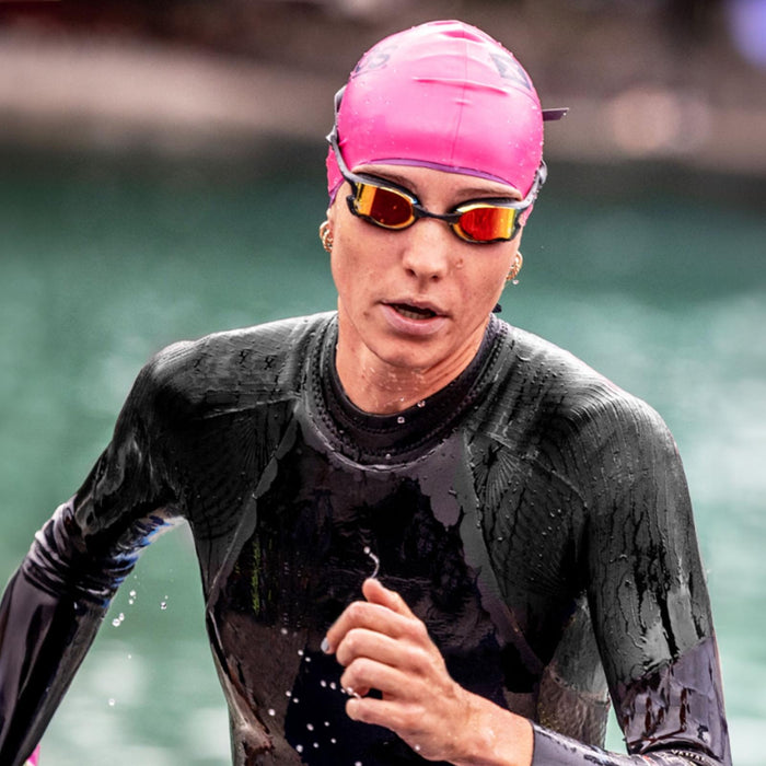 Lunettes de natation Raptor Hcb Titanium Gris-Noir Miroité-Verres Rouges Zoggs 461085GYBKMRD