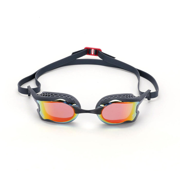 Lunettes de natation Raptor Hcb Titanium Gris-Noir Miroité-Verres Rouges Zoggs 461085GYBKMRD