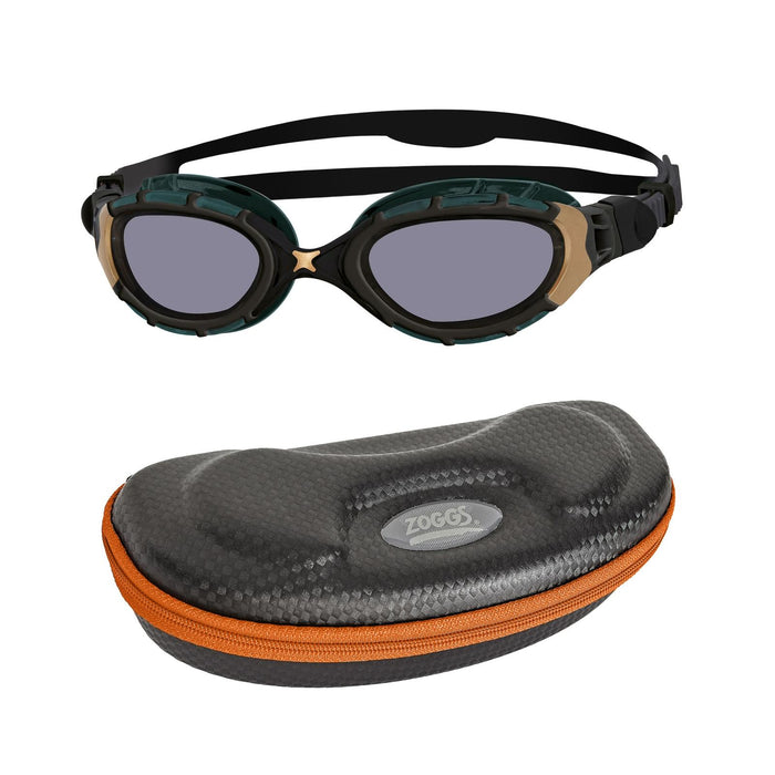 Lunettes de natation Predator Flex Titanium Reactor Noir-Or Petit Zoggs 461089BKGORTIS