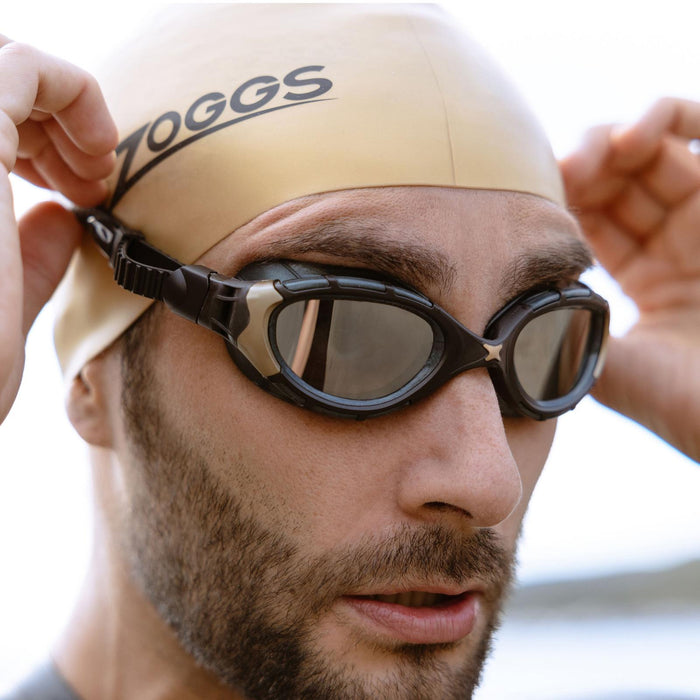 Lunettes de natation Predator Flex Titanium Reactor Noir-Or Petit Zoggs 461089BKGORTIS