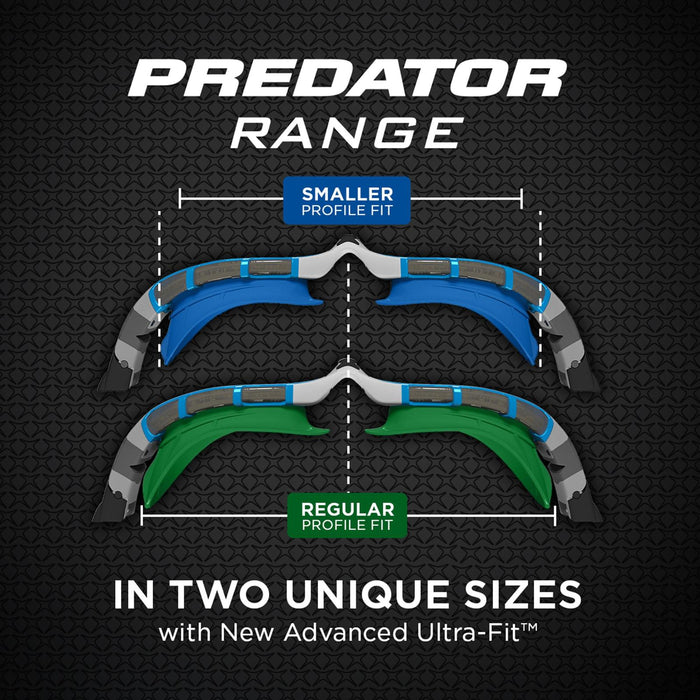Lunettes de natation Predator Flex Titanium Reactor Noir-Or Petit Zoggs 461089BKGORTIS