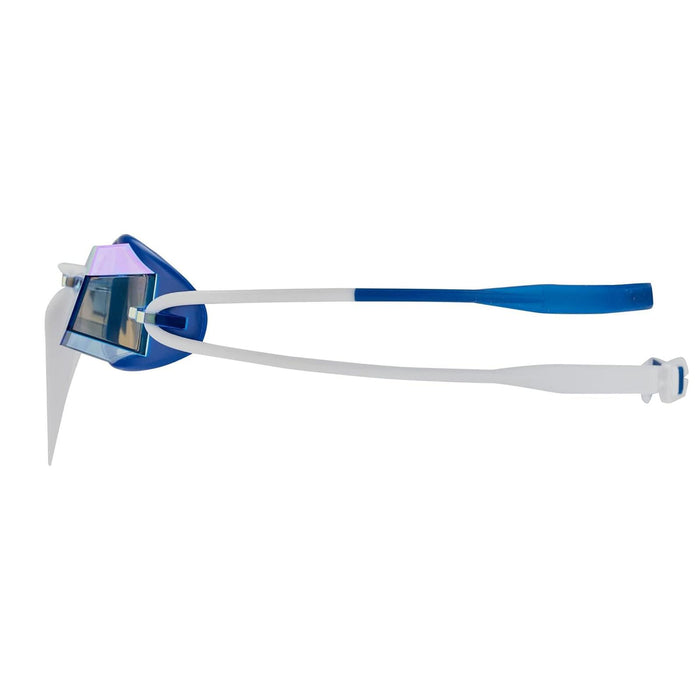 Lunettes de natation Diamond Titanium-Bleu-Blanc Miroité-Verres Dorés Zoggs 461090BLWHMGD