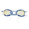 Lunettes de natation Diamond Titanium-Bleu-Blanc Miroité-Verres Dorés Zoggs 461090BLWHMGD