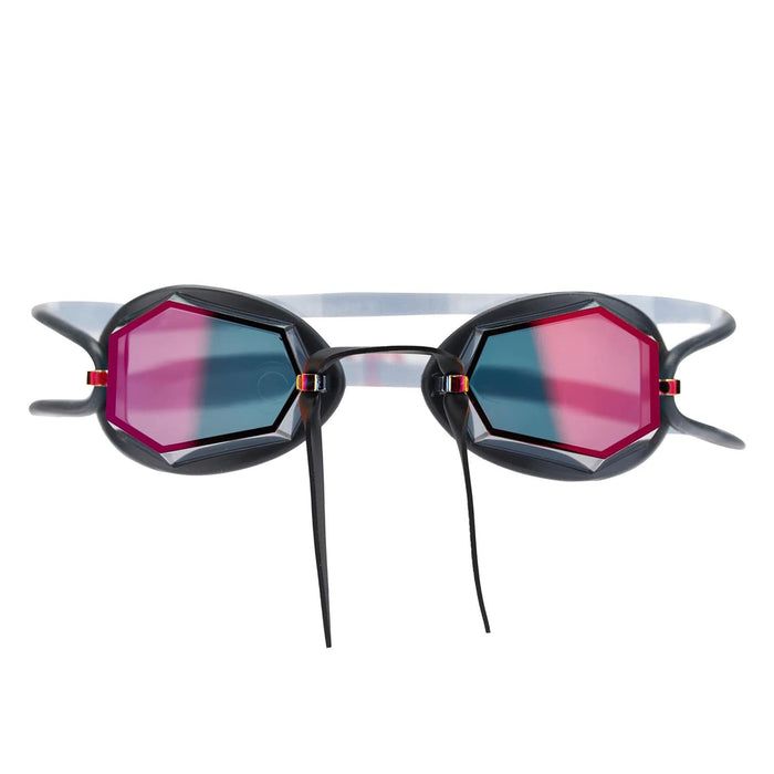 Lunettes de natation Diamond Titanium-Gris-Noir Miroité-Verres Rouges Zoggs 461090GYBKMRD