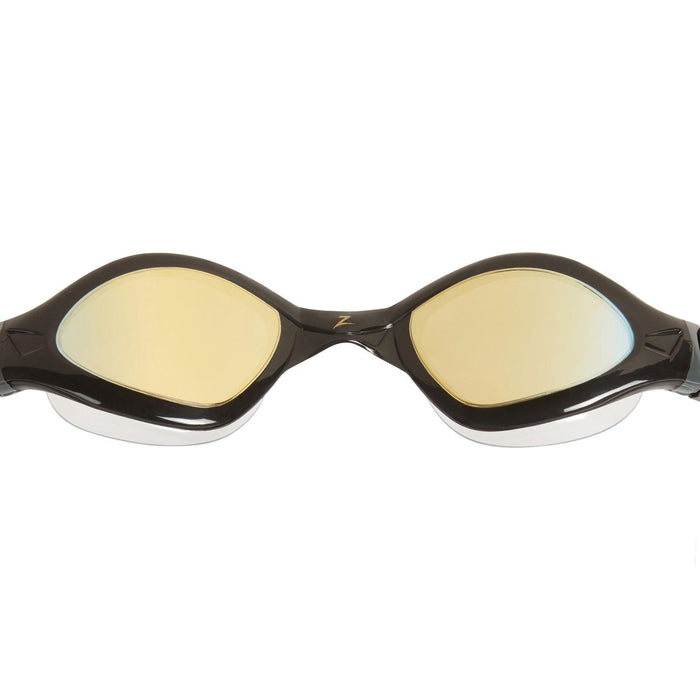 Lunettes de natation Tiger Lsr++ Titane Noir-Gris Miroité-Or Noir Lenses Small Zoggs 461092BKGYMGDS