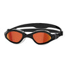 Lunettes de natation Tiger Lsr+ Titane Noir-Gris Miroité-Rouge Lenses Regular Zoggs 461092BKGYMRDR