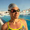 Lunettes de natation Tiger Lsr+ Titane Noir-Gris Miroité-Rouge Lenses Regular Zoggs 461092BKGYMRDR