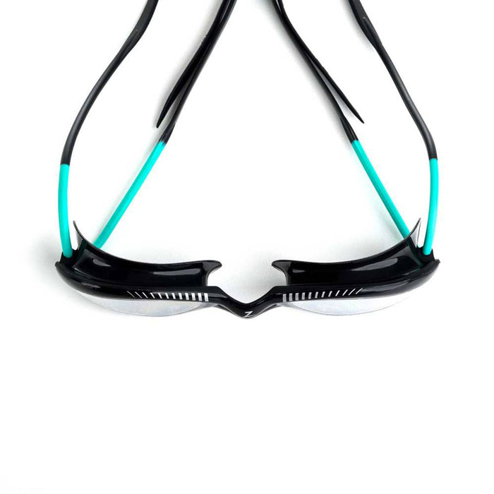 Lunettes de natation Tiger Lsr+ Noir-Turquoise-Clair Regular Zoggs 461093BKTQCLRR
