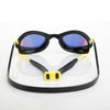 Lunettes de natation Tiger Titane Noir-Jaune Miroité-Lime Lenses Regular Zoggs 461094BKYLMLMR