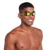 Lunettes de natation Tiger Titane Noir-Jaune Miroité-Lime Lenses Regular Zoggs 461094BKYLMLMR