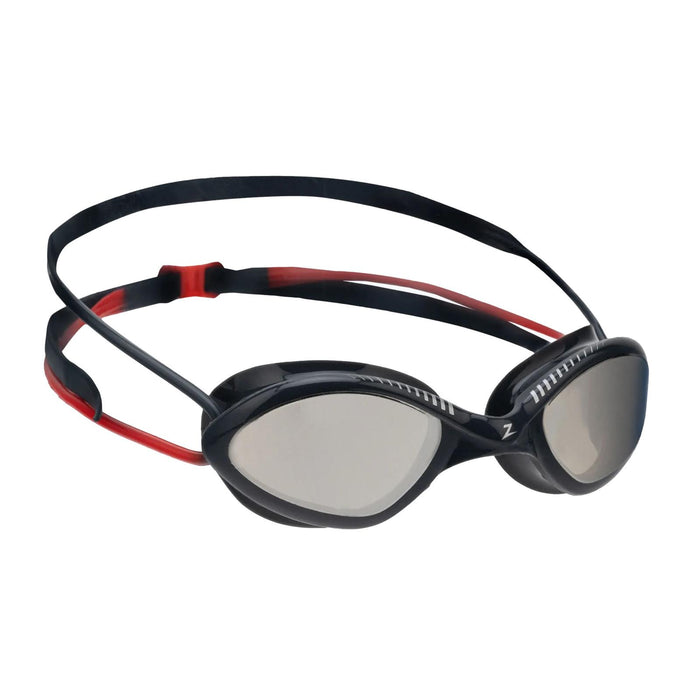 Lunettes de natation Tiger Titane Gris-Rouge Miroité-Fumée Lenses Regular Zoggs 461094GYRDMSMR