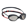 Lunettes de natation Tiger Titane Gris-Rouge Miroité-Fumée Lenses Regular Zoggs 461094GYRDMSMR