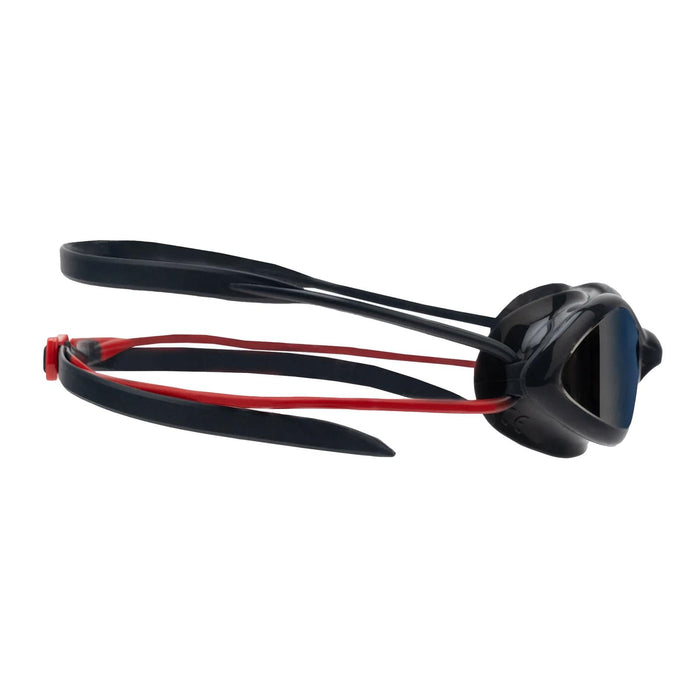 Lunettes de natation Tiger Titane Gris-Rouge Miroité-Fumée Lenses Regular Zoggs 461094GYRDMSMR