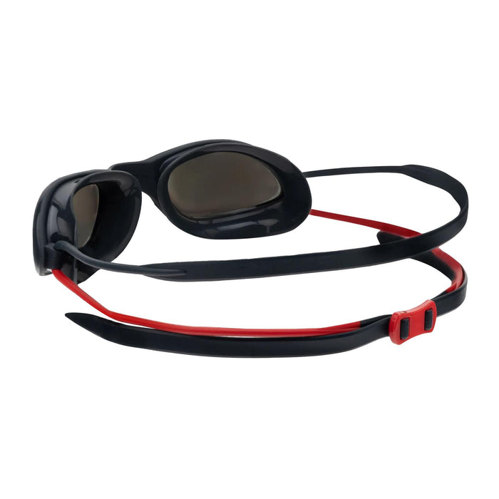 Lunettes de natation Tiger Titane Gris-Rouge Miroité-Fumée Lenses Regular Zoggs 461094GYRDMSMR