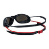 Lunettes de natation Tiger Titane Gris-Rouge Miroité-Fumée Lenses Small Zoggs 461094GYRDMSMS