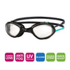 Lunettes de natation Tiger Noir-Turquoise Small Zoggs 461095BKTQCLRS