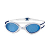 Lunettes de natation Tiger Blanc-Bleu Teinté-Bleu Lenses Regular Zoggs 461095WHBLTBLR