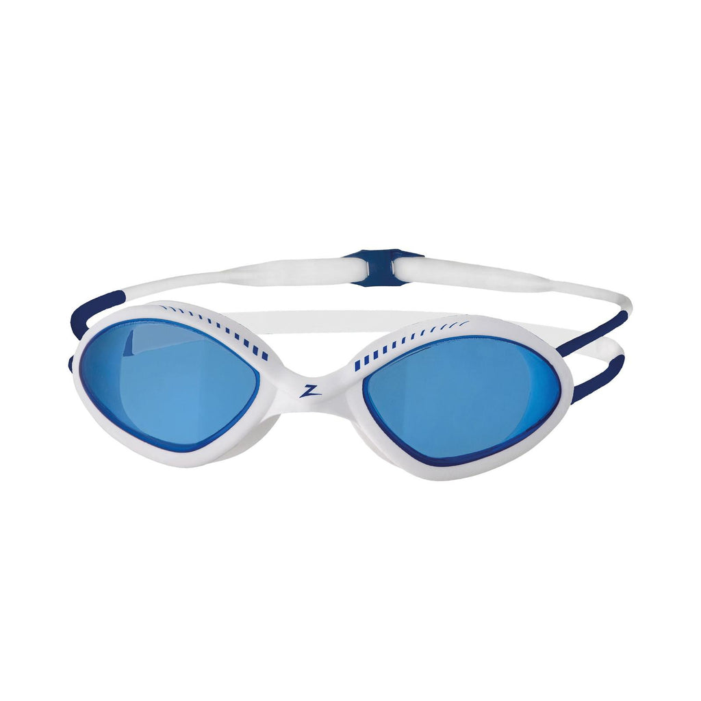 Lunettes de natation Tiger Blanc-Bleu Teinté-Bleu Lenses Small Zoggs 461095WHBLTBLS