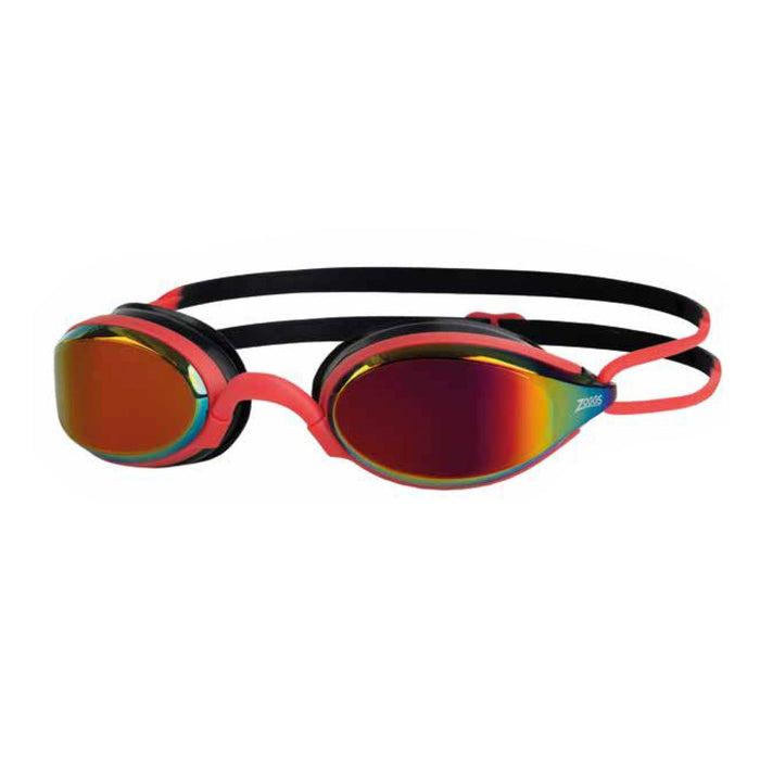 Lunettes de natation Fusion Air Titane Rouge-Noir Miroité-Rouge Lenses Zoggs 461106RDBKMRD