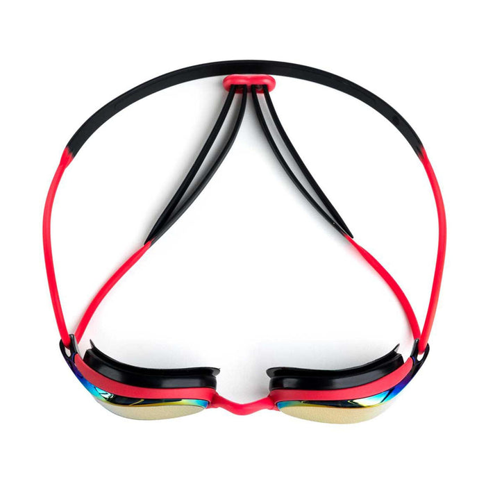 Lunettes de natation Fusion Air Titane Rouge-Noir Miroité-Rouge Lenses Zoggs 461106RDBKMRD