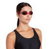 Lunettes de natation Fusion Air Titane Rouge-Noir Miroité-Rouge Lenses Zoggs 461106RDBKMRD