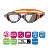 Lunettes de natation Predator Flex Reactor Gris-Orange-Fumé Petit Zoggs 461107GYORRSMS