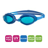 Lunettes de natation Endura Max Bleu-Lumière-Bleu Teinté-Bleu Lenses Zoggs 461110BLLBTBL