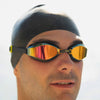Lunettes de natation Endura Max Titane Noir-Jaune Miroité-Violet Lenses Zoggs 461111BKYLMVI