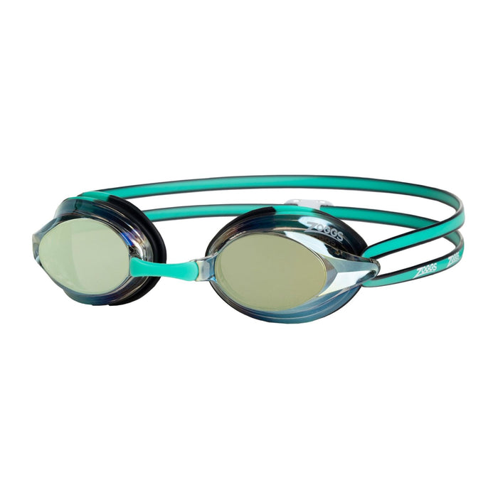 Lunettes de natation Racer Titane Vert-Noir Miroité-Or Lenses Zoggs 461112GNBKMGD