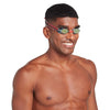 Lunettes de natation Racer Titane Gris-Rouge Miroité-Or Lenses Zoggs 461112GYRDMGD