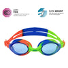 Lunettes de natation Bondi Junior Vert-Bleu Verres teintés-Bleus Zoggs 461301GNBLTBL