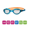 Lunettes de natation Phantom 2.0 Junior Bleu-Orange Zoggs 461312BLORCLR