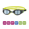 Lunettes de natation Phantom Elite Miroir Junior Noir-Vert Verres miroités-fumé Zoggs 461316BKLMMSM