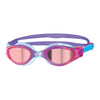 Lunettes de natation Phantom Elite Miroir Junior Rose-Bleu Verres miroités-Rouges Zoggs 461316PKBLMRD