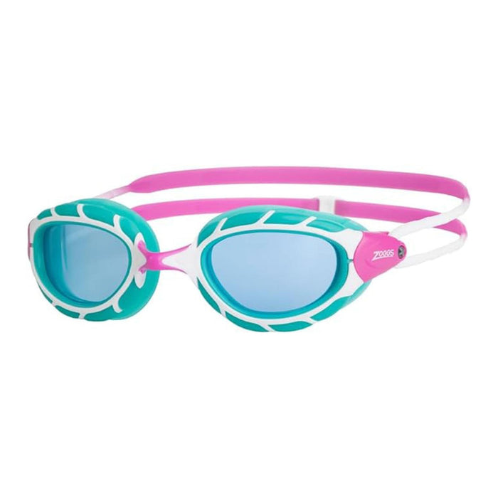 Lunettes de natation Predator Junior Rose-Turquoise Verres teintés-Bleus Zoggs 461319PKTQTBL