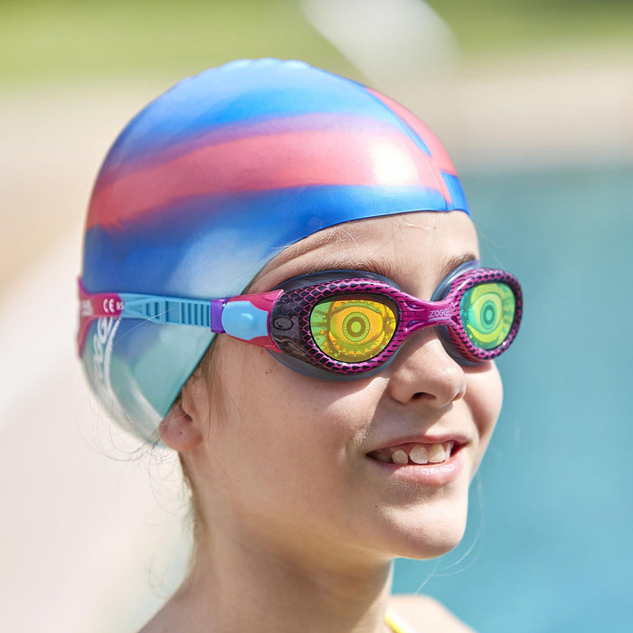 Lunettes de natation Sea Demon Junior Violet-Rose Verres Hologam Zoggs 461324PUPKHOL