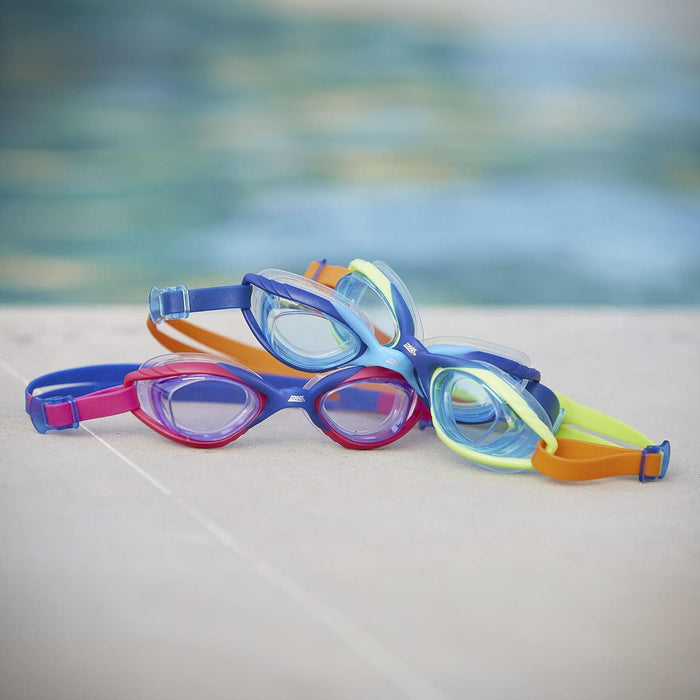 Lunettes de natation Sonic Air 2.0 Junior Bleu-Orange Verres teintés-Bleus Zoggs 461325BLORTBL