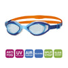 Lunettes de natation Sonic Air 2.0 Junior Bleu-Orange Verres teintés-Bleus Zoggs 461325BLORTBL