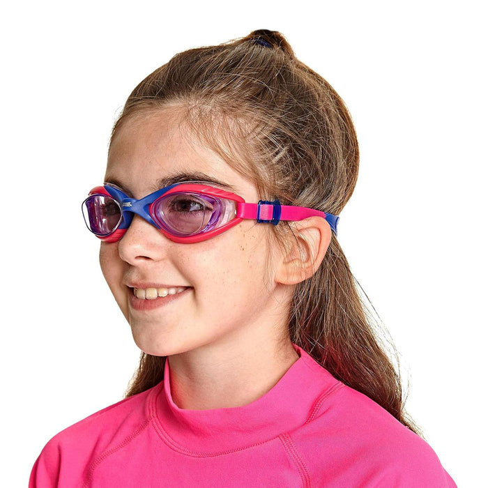 Lunettes de natation Sonic Air 2.0 Junior Bleu-Rose Verres teintés-Violet Zoggs 461325BLPKTPU