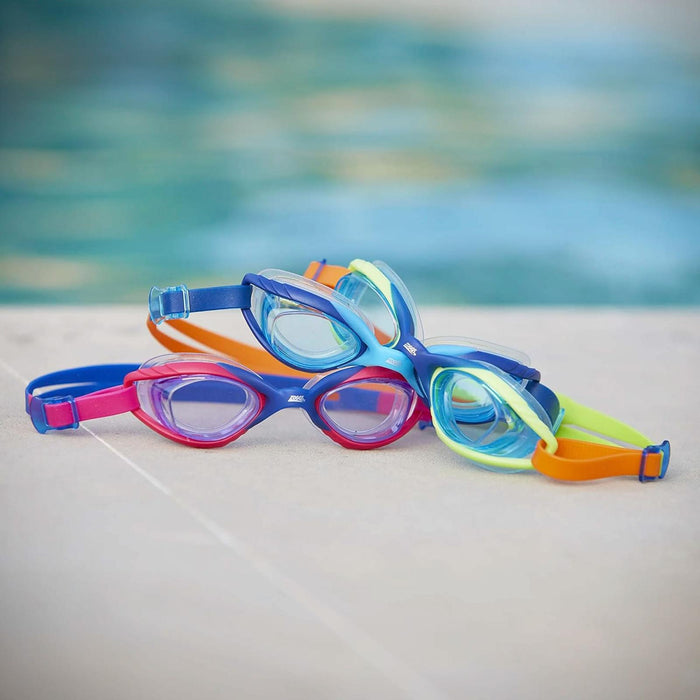 Lunettes de natation Sonic Air 2.0 Junior Bleu-Rose Verres teintés-Violet Zoggs 461325BLPKTPU