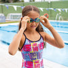 Lunettes de natation Sonic Air 2.0 Junior Vert-Bleu Verres teintés-Bleus Zoggs 461325GNBLTBL