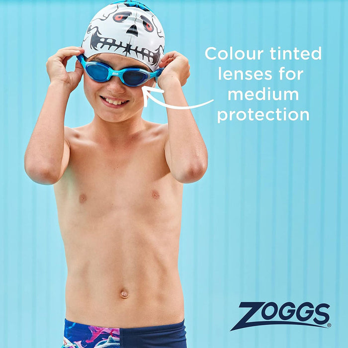 Lunettes de natation Super Seal Junior Bleu-Camouflage Verres teintés-Bleus Zoggs 461327BLCMTBL