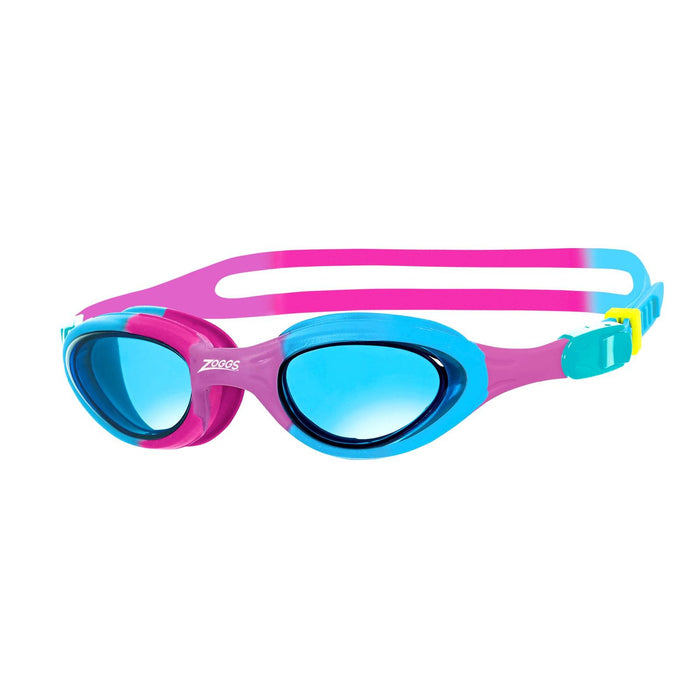 Lunettes de natation Super Seal Junior Rose-Bleu Verres teintés-Bleus Zoggs 461327PKBLTBL