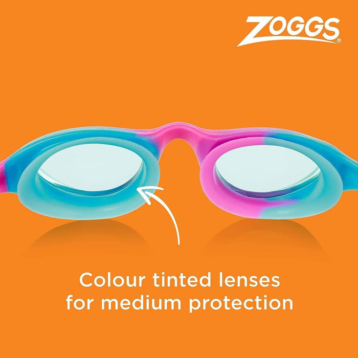 Lunettes de natation Super Seal Junior Rose-Bleu Verres teintés-Bleus Zoggs 461327PKBLTBL