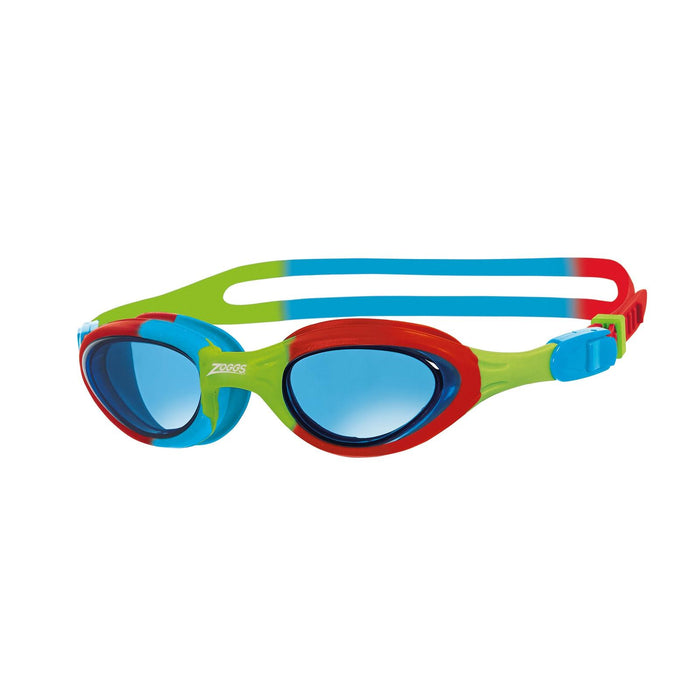 Lunettes de natation Super Seal Junior Rouge-Bleu Verres teintés-Bleus Zoggs 461327RDBLTBL