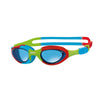 Lunettes de natation Super Seal Junior Rouge-Bleu Verres teintés-Bleus Zoggs 461327RDBLTBL