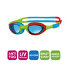 Lunettes de natation Super Seal Junior Rouge-Bleu Verres teintés-Bleus Zoggs 461327RDBLTBL