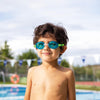 Lunettes de natation Little Ripper Aqua-Vert Verres teintés-Bleus Zoggs 461417AQGNTBL