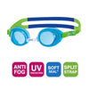 Lunettes de natation Little Ripper Aqua-Vert Verres teintés-Bleus Zoggs 461417AQGNTBL